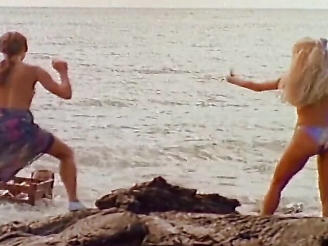 Wild outdoor sex with Stephanie Swift, Alexandra Silk and Deva Station in Shipwreck (1998)