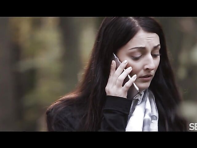 Sensual lesbian lovers Alysia Bounty and Tina Kay go to bed