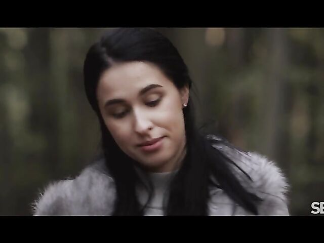 Sensual lesbian lovers Alysia Bounty and Tina Kay go to bed