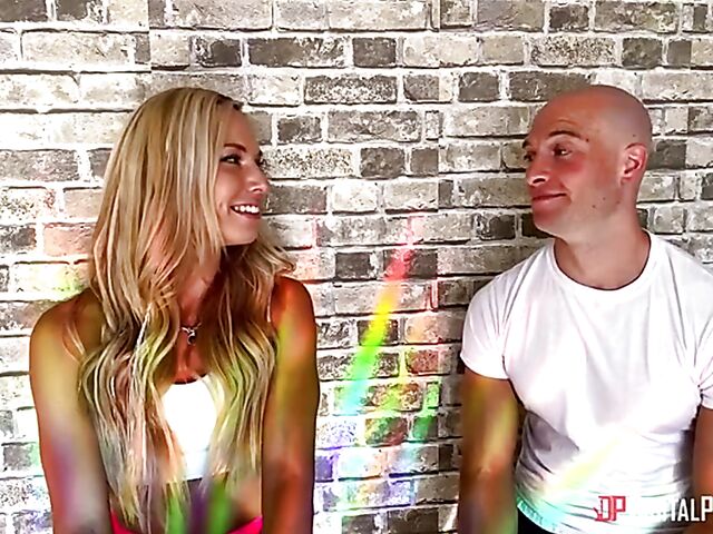 Aidra Fox & Zac Wild - Pornstar couple yoga fuck