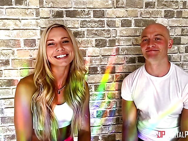 Aidra Fox & Zac Wild - Pornstar couple yoga fuck