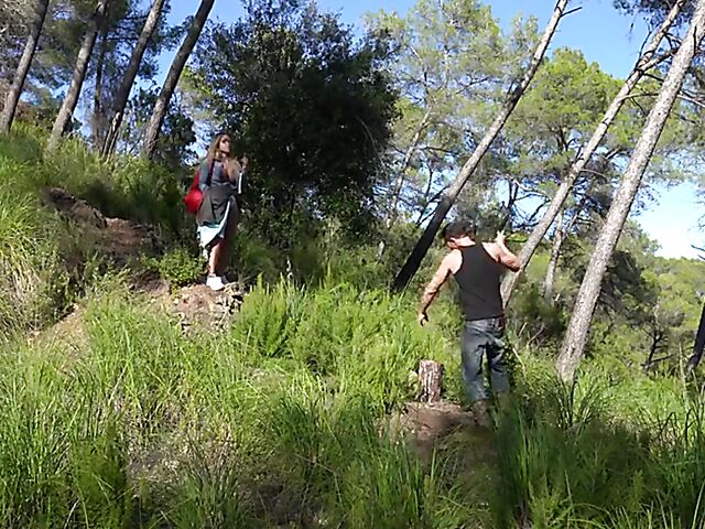 Big tits outdoor fuck in the mountains with perfect Briana Banderas