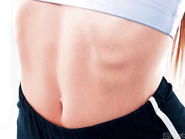 Young lesbians Chloe Cherry and Kenzie Reeves do it after a workout