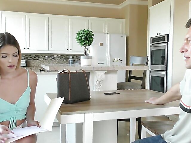 Leah Lee - Pretty teen fucked and eaten out