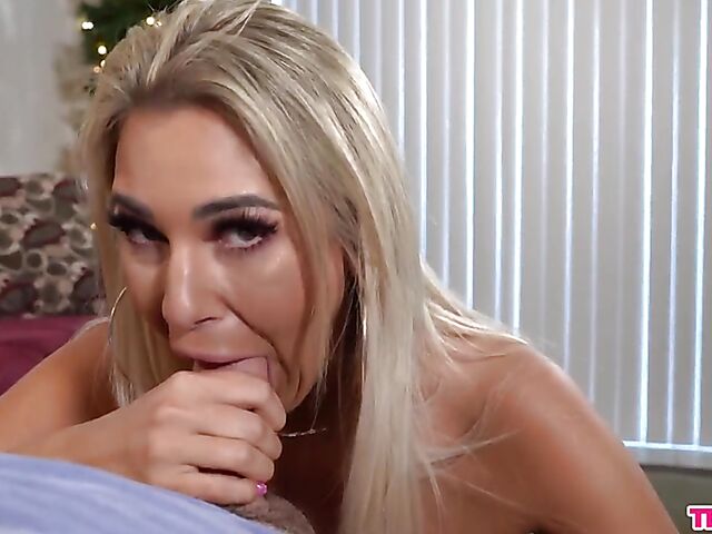 Christmas blowjob from your perspective with Jordan Maxx