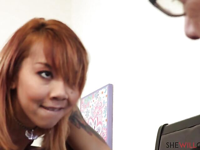 Kimberly Chi - Black and asian interracial cuckold session