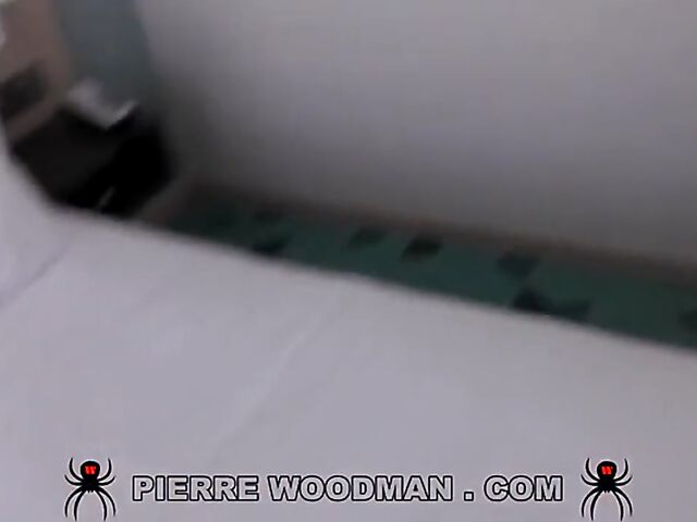 Leyla Fiore's first double penetration scene with Pierre Woodman