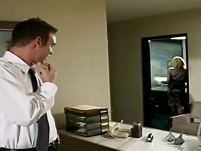 Classic office sex with Savanna Samson, Katja Kassin, Sandra Romain and Penny Flame in The Work Place (2005)