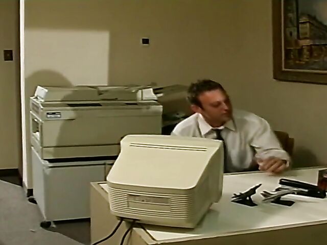 Classic office sex with Savanna Samson, Katja Kassin, Sandra Romain and Penny Flame in The Work Place (2005)