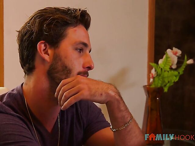 Danielle Derek - Slim MILF with huge fake tits needs his fuck stick