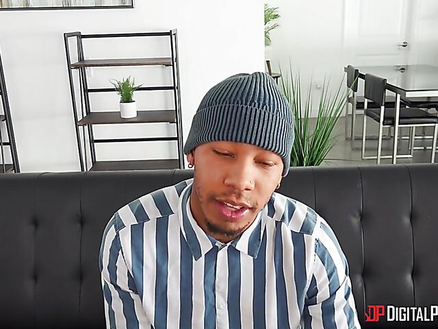 Busty interracial with well-endowed Payton Preslee