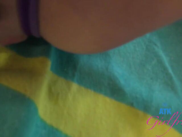 POV finger squirt on the dining table with Lily Adams