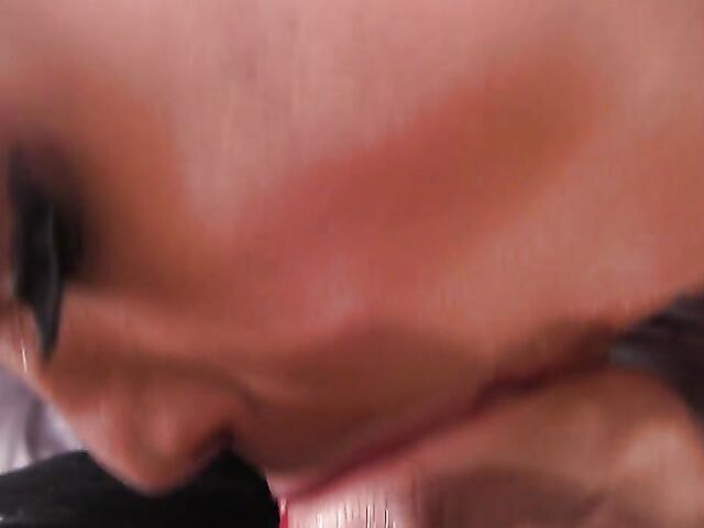 Vibrator orgasm, big dildo fuck, cameraman BJ and sybian ride with Maxine X