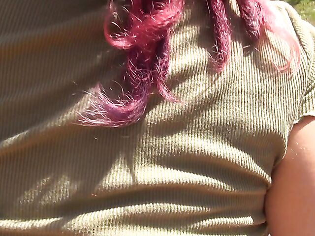 Pregnant POV fuck outside with red-haired Gia Lovely