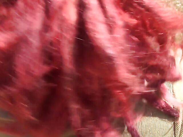 Pregnant POV fuck outside with red-haired Gia Lovely