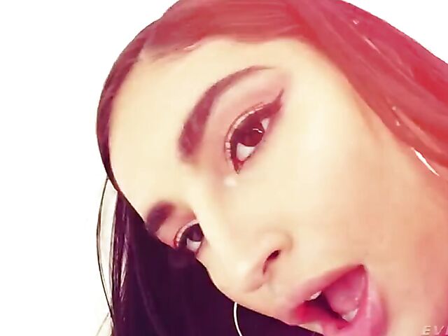 Hitachi squirt orgasm and anal fuck with flat-chested cutie Emily Willis