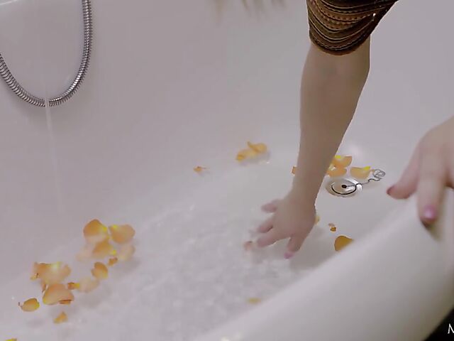 Matty - Flat chested teen masturbating in the bathroom