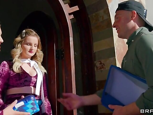 FFM big tits 3some with matching Indica Monroe and Eliza Eves