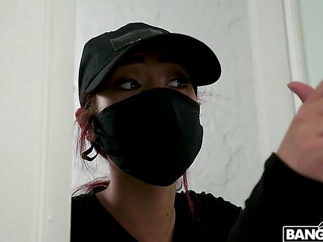 Sexy burglar Kira Perez gets caught and fucked