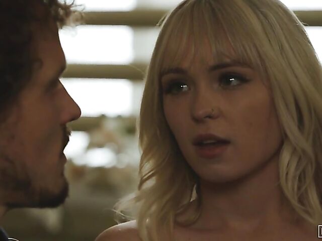 Young looking sexy blonde Lilly Bell gets laid