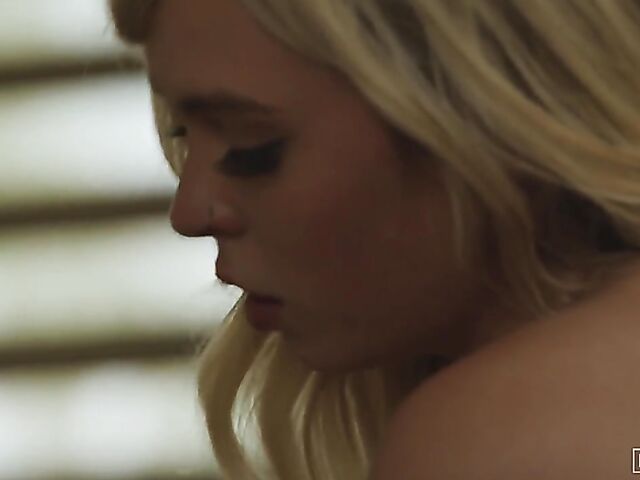 Young looking sexy blonde Lilly Bell gets laid