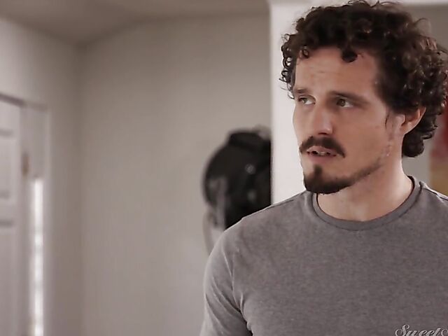 Kylie Rocket - Brunette teen in black panties fuck