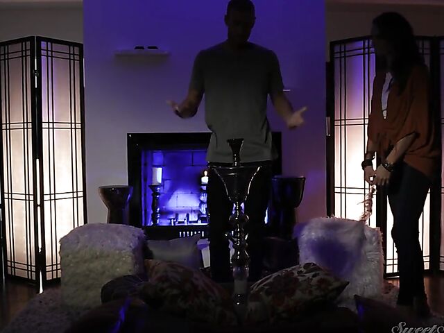 Kylie Rocket - Brunette teen in black panties fuck