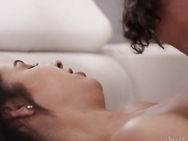 Kylie Rocket - Brunette teen in black panties fuck