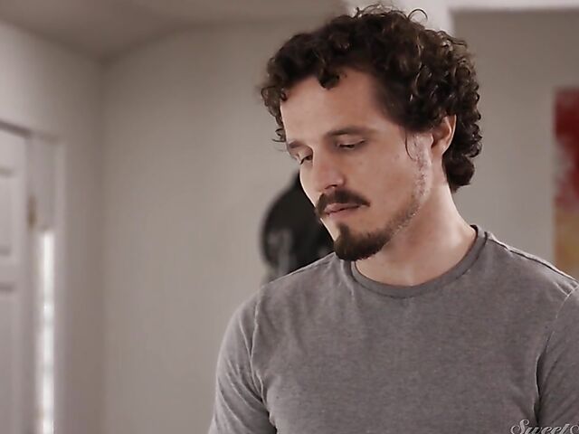 Kylie Rocket - Brunette teen in black panties fuck