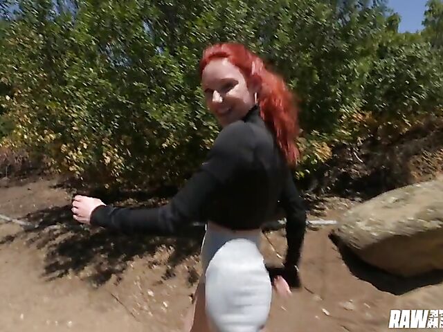 Lacy Lennon - POV redhead fuck and mountain hiking