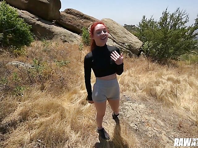 Lacy Lennon - POV redhead fuck and mountain hiking