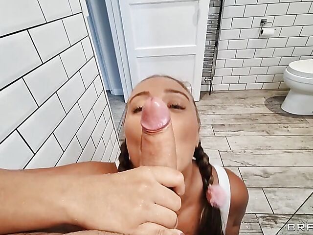 Water gun fun and shower sex with curvy Beth Bennett