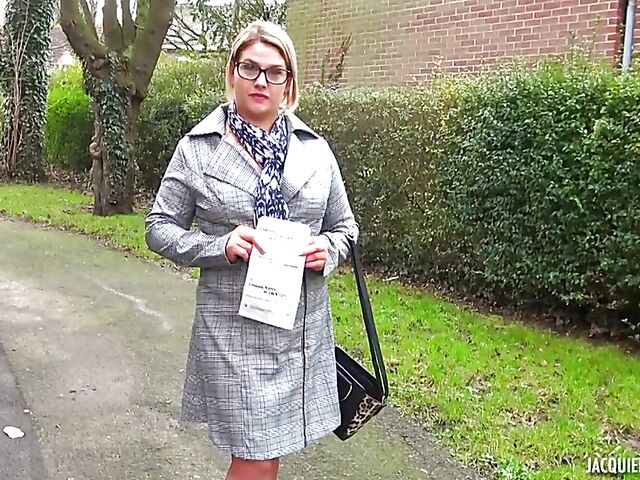 24-year-old chubby French pharmacist with glasses Melinda is addicted to fucking