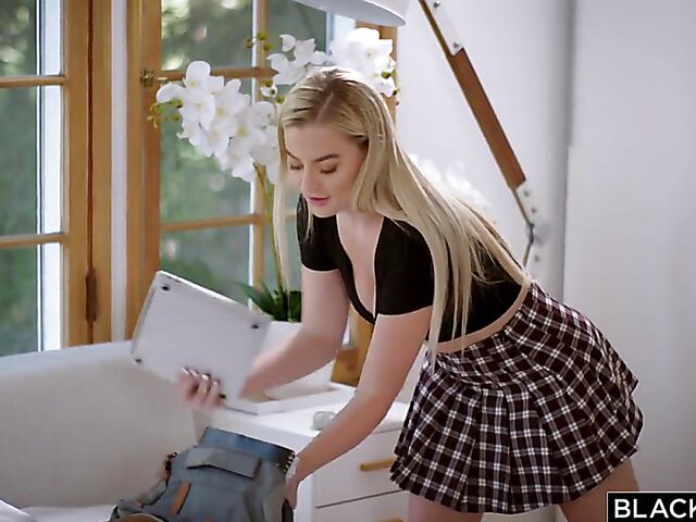 Blacked interracial with horny Blake Blossom and hung Sly Diggler