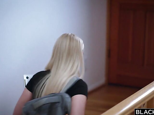 Blacked interracial with horny Blake Blossom and hung Sly Diggler