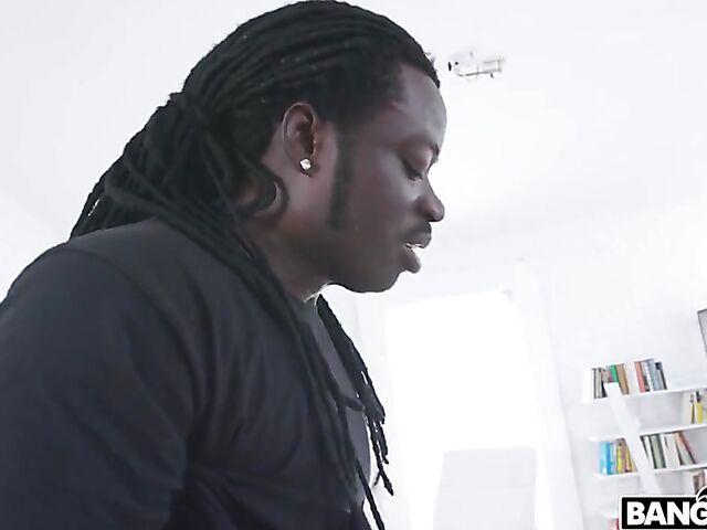 Perfect big titted blonde Blanche Bradburry anal BBC experience with Freddy Gong