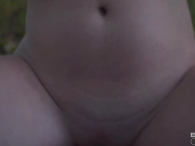 POV outdoor fuck session and creamy ending in the forest with Whipped Creamy