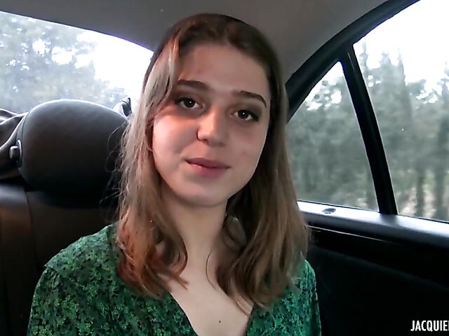 French threesome and DP with 20-year-old Kira