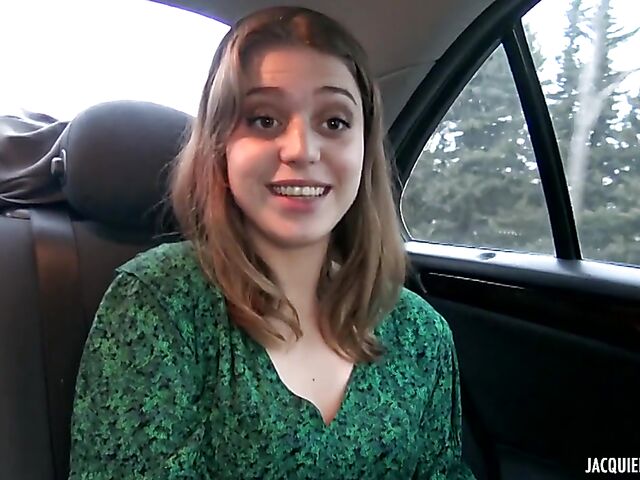 French threesome and DP with 20-year-old Kira