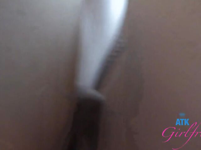 Girlfriend ropeplay and POV fuck with shaved brunette Vera King  