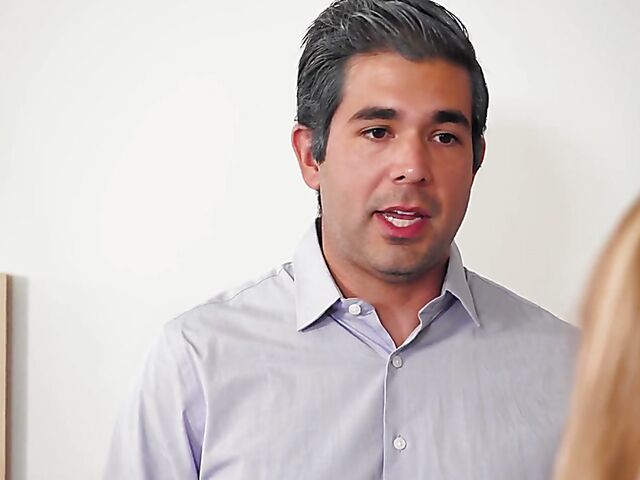 Step dad watches daughter Khloe Kapri fuck like a whore