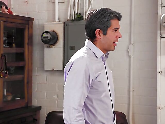 Step dad watches daughter Khloe Kapri fuck like a whore