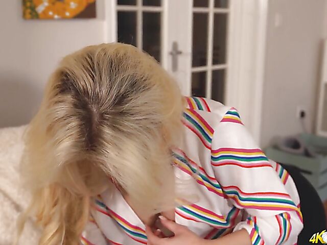 Ashley Jay - Downblouse tits and jerk off encouragement