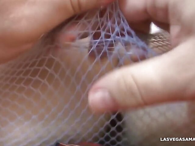 Photographer POV pantyhose sex with blonde Summer Samson