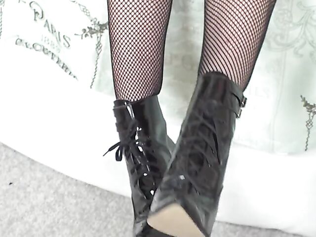 Redhead JOI video featuring Zara DuRose is her sexy black outfit