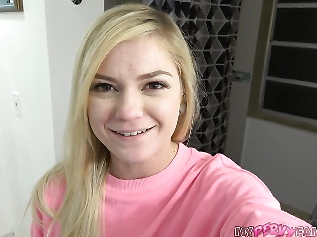 Chloe Foster - Sleeping girl pussy touched by her perv stepdad