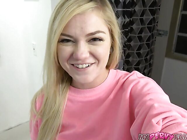 Chloe Foster - Sleeping girl pussy touched by her perv stepdad