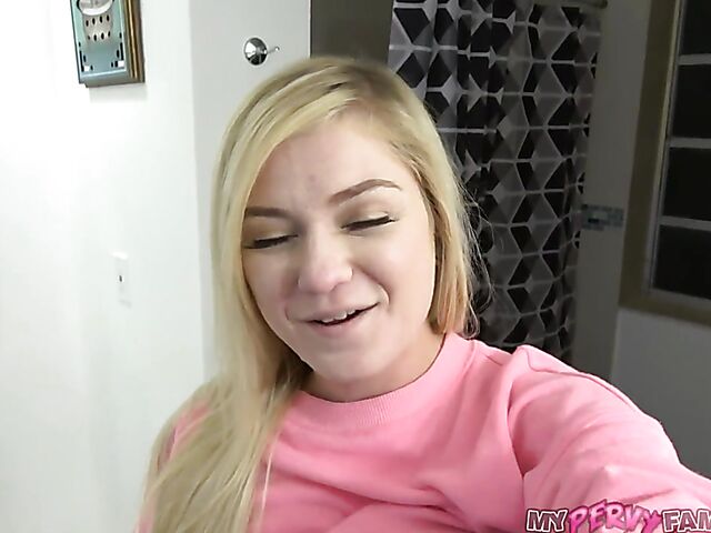 Chloe Foster - Sleeping girl pussy touched by her perv stepdad