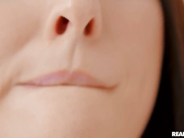 Stunning Katy Rose and the handyman have a feet fuck break