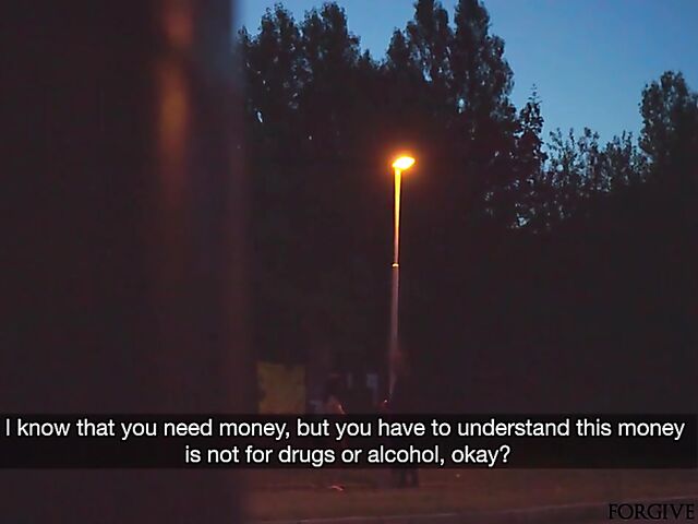 Petite slut confesses her sins and gets pounded hard in a van